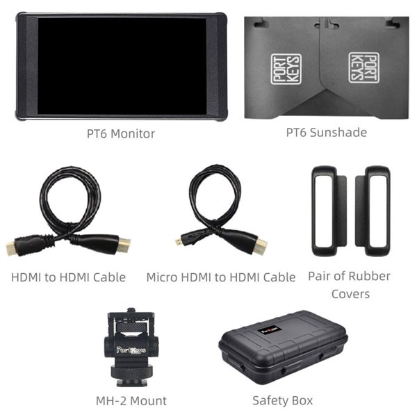 Portkeys PT6 5.2 Pollici 4K HDMI Touchscreen Monitor