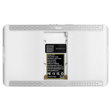 Portkeys LH7P 7 Pollici bian. Touchscreen Monitor