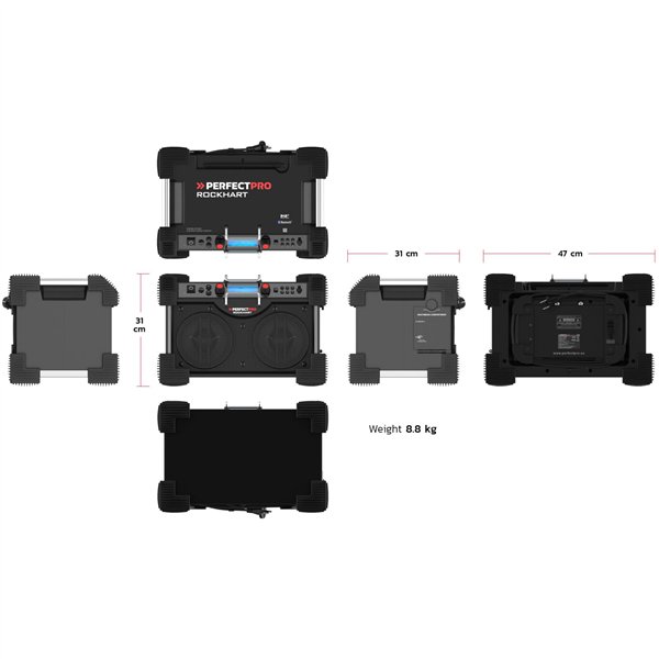 PerfectPro ROCKHART 18V radio da cantiere