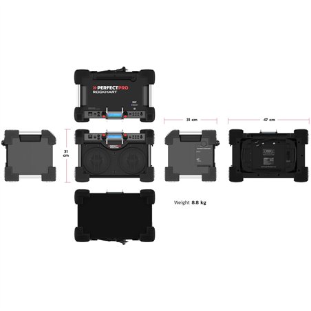 PerfectPro ROCKHART 18V radio da cantiere
