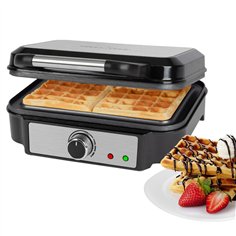 Proficook PC-WA 1240 inox piastra waffle belg. doppio