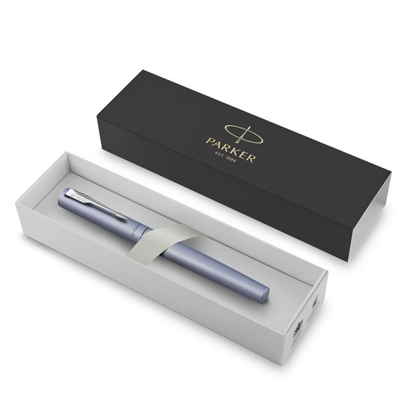 Parker Vector XL argento metall. blu C.C. penna stilografica M
