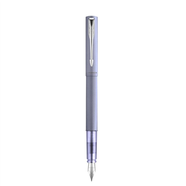 Parker Vector XL argento metall. blu C.C. penna stilografica M