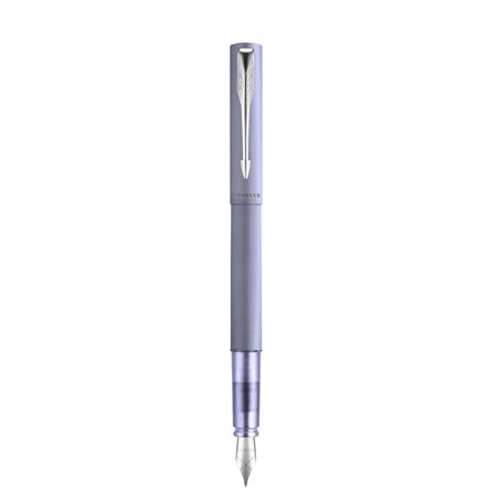 Parker Vector XL argento metall. blu C.C. penna stilografica M