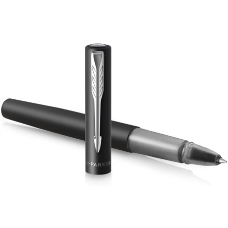 Parker Vector XL nero metall. C.C. stilografica F