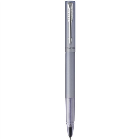 Parker Vector XL arg. metall. blu C.C. stilografica F