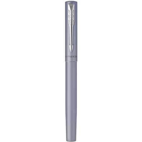 Parker Vector XL arg. metall. blu C.C. stilografica F