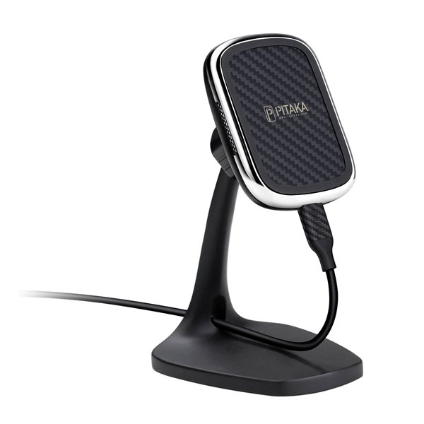 Pitaka MagEzMount Qi DeskTop nero