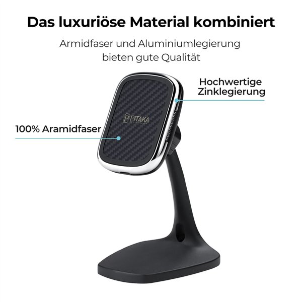 Pitaka MagEzMount Qi DeskTop nero
