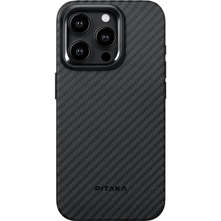 Pitaka MagEZ Case Pro 4 1500D for iP 15 Pro Max Black/Grey Tw