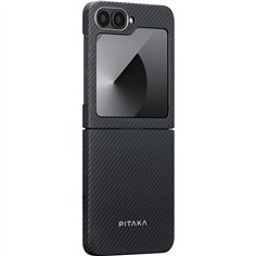 Pitaka MagEZ Case 5 for Samsung Galaxy Z Flip6 Black/Grey Twill 2