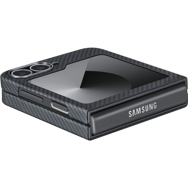 Pitaka MagEZ Case 5 for Samsung Galaxy Z Flip6 Black/Grey Twill