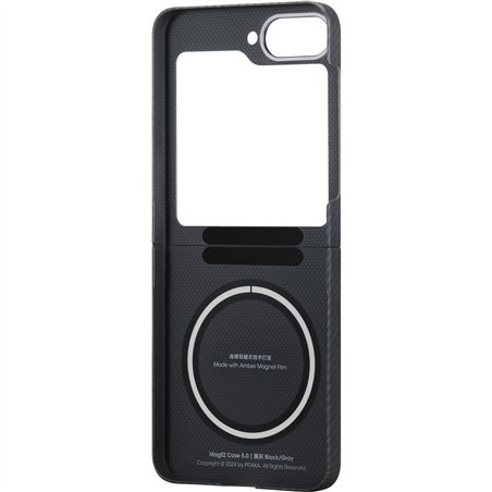 Pitaka MagEZ Case 5 for Samsung Galaxy Z Flip6 Black/Grey Twill