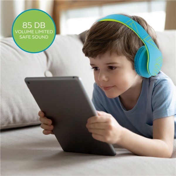 PowerLocus P2 Kids cuffie per bambini blu/verde