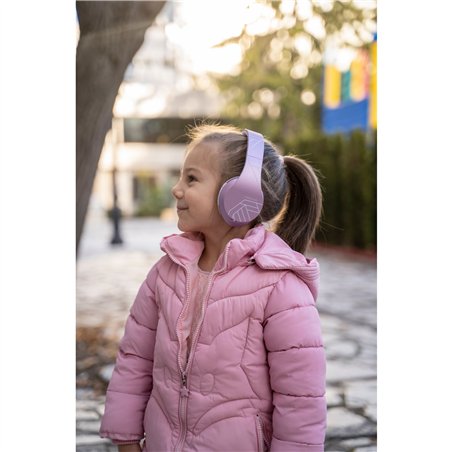PowerLocus P2 Kids Headphones purple/white