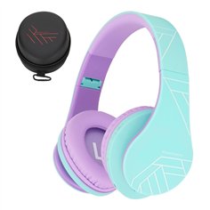 PowerLocus P2 Kids Headphones turquoise/purple