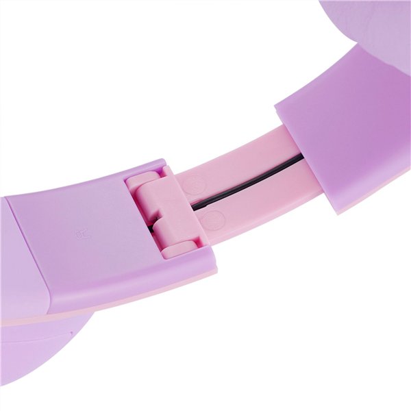 PowerLocus P2 Kids cuffie per bambini lilla/rosa con orecchie