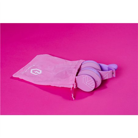 PowerLocus P2 Kids cuffie per bambini lilla/rosa con orecchie
