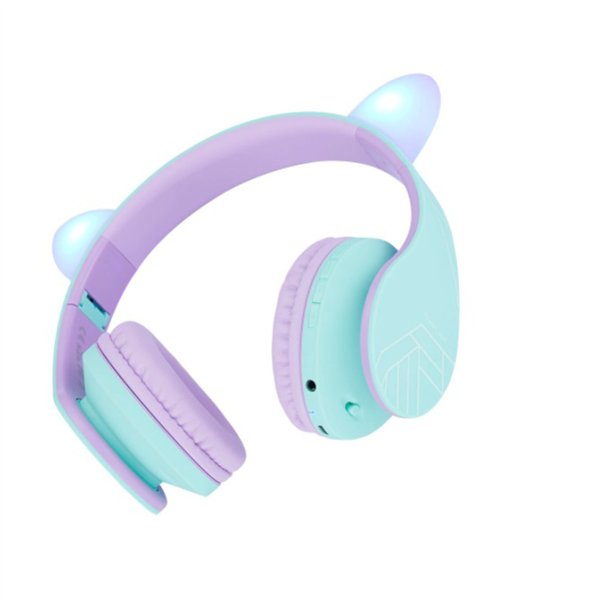 PowerLocus P2 Kids cuffie per bambini lilla/turchese c.orecch.
