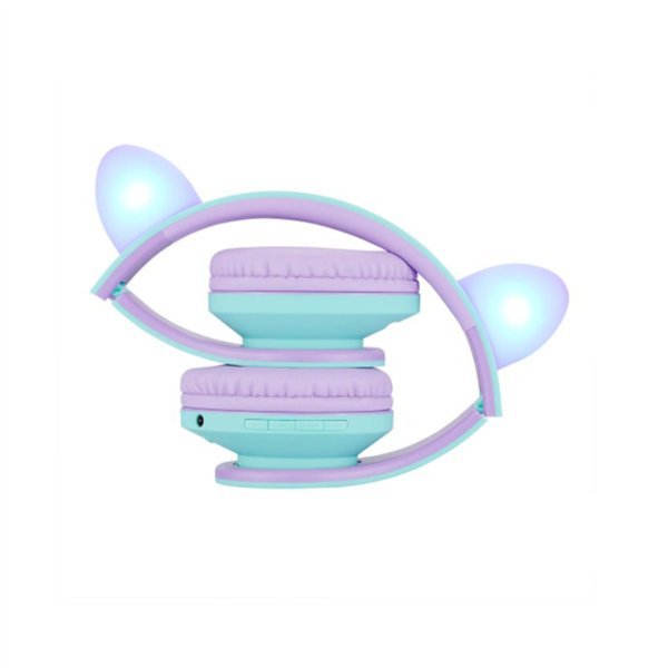 PowerLocus P2 Kids cuffie per bambini lilla/turchese c.orecch.
