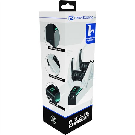 ready2gaming PS5 DualSense Charging Station, bianco