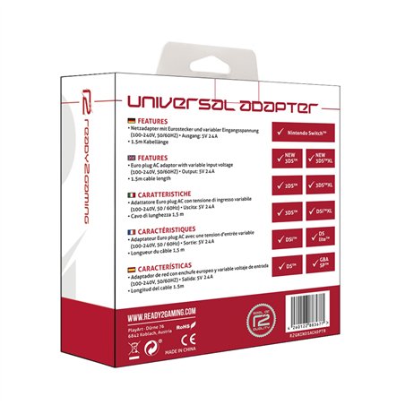 ready2gaming universale adatt. per GBA, DS e Nintendo Switch