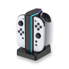 ready2gaming Nintendo Switch 2 4 in 1 caricabatt. LED 2