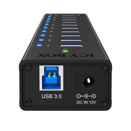 ICY BOX IB-AC6110 10-Port USB 3.0 Hub