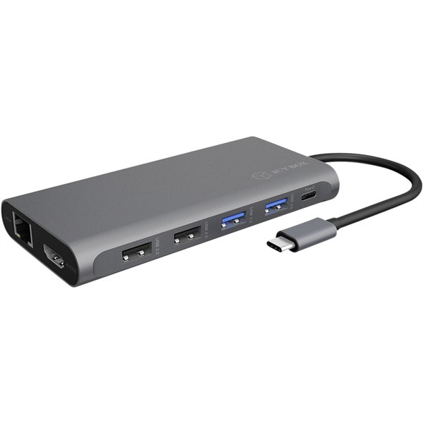 ICY BOX IB-DK4050-CPD 12-in-1 USB-C Dock 100W PD
