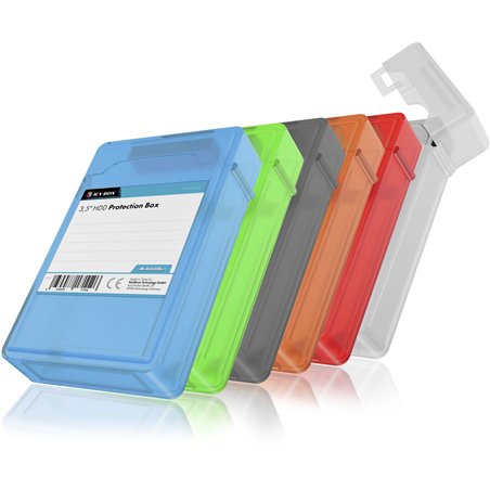 ICY BOX IB-AC602b-6 6er Set set custodie per hard disk 3,5