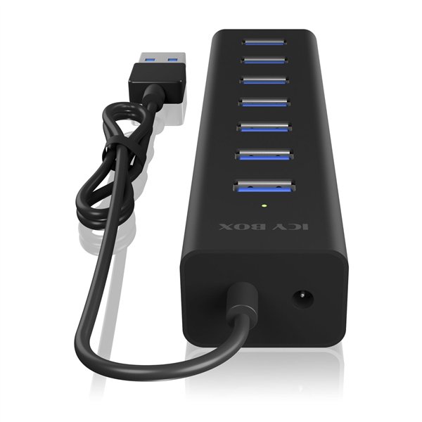 ICY BOX IB-HUB1700-U3 7 Port USB 3.0 Hub