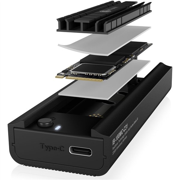 ICY BOX IB-180MC-C31 DockingStation M.2 NVMe&SATA SSD