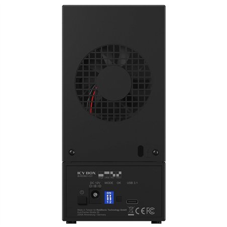 RaidSonic ICY BOX IB-RD3621-C31 alloggiamento RAID doppio