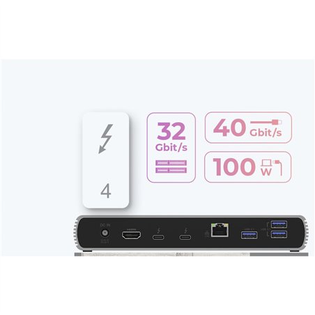 ICY BOX IB-DK8801-TB4 Thunderbolt 4 Docking Station