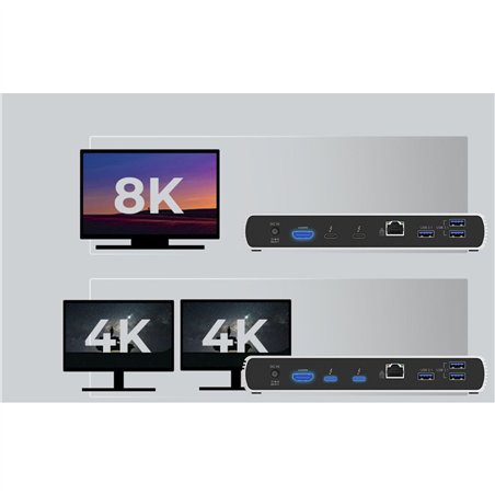 ICY BOX IB-DK8801-TB4 Thunderbolt 4 Docking Station