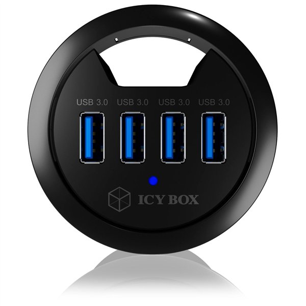 ICY BOX IB-HUB1403 Tisch-Hub 4x USB 3.0 Type-A
