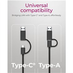 ICY BOX IB-LAN301-C3 USB Type-C / Type-A a LAN 2