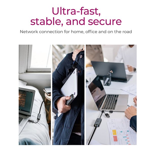 ICY BOX IB-LAN301-C3 USB Type-C / Type-A a LAN