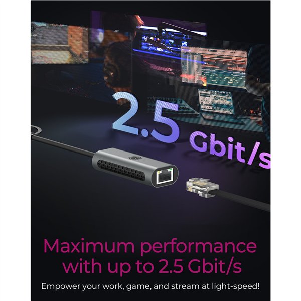 ICY BOX IB-LAN301-C3 USB Type-C / Type-A a LAN