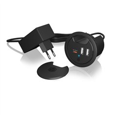 ICY BOX IB-HUB1407 caricabatterie USB da tavolo 2