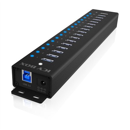 ICY BOX IB-HUB1717-U3 16+1 port USB Hub