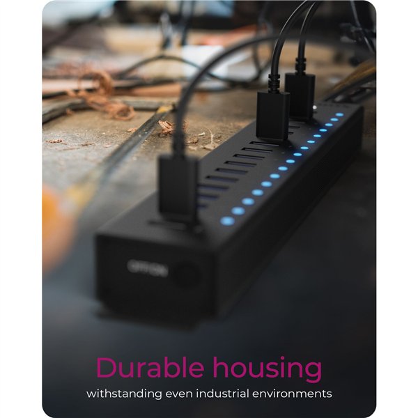 ICY BOX IB-HUB1717-U3 16+1 port USB Hub