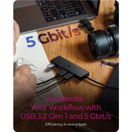 ICY BOX IB-HUB1424-C3 4-Port USB Type-A Hub