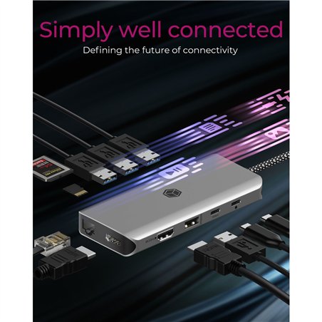 ICY BOX IB-DK4061-CPD Notebook Dockingstation