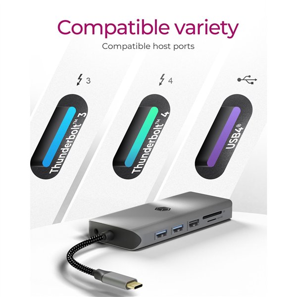 ICY BOX IB-DK4061-CPD Notebook Dockingstation