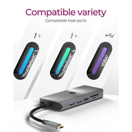 ICY BOX IB-DK4061-CPD Notebook Dockingstation