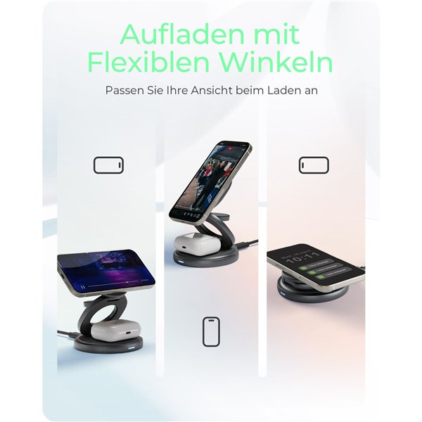 ICY BOX IB-SH101-CH 3 in 1 supporti pieghevoli