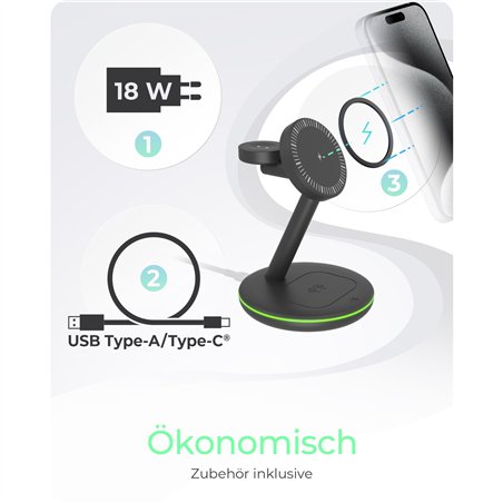 ICY BOX IB-SH102-CH 3 in 1 supporti pieghevoli