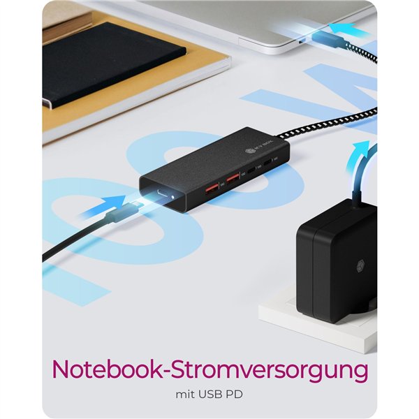 ICY BOX IB-HUB1436-CPD 4 Port USB 3.2 Gen 2 Hub