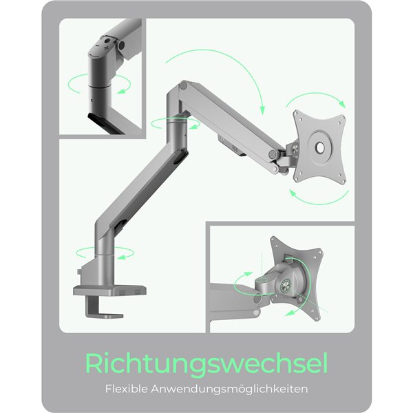 ICY BOX IB-MS523-T braccio monitor per un monitor